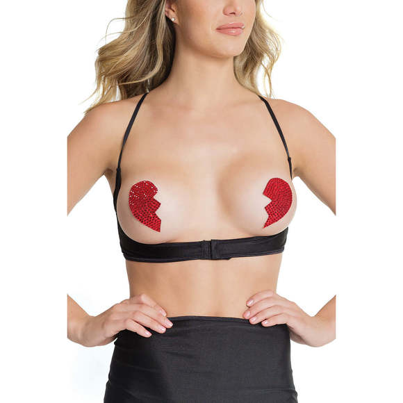 Coquette - Broken Heart Pasties - Picture 3 of 4